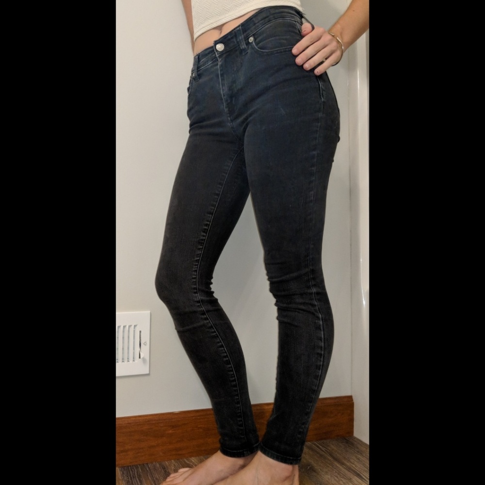 Madewell Black Skinnies